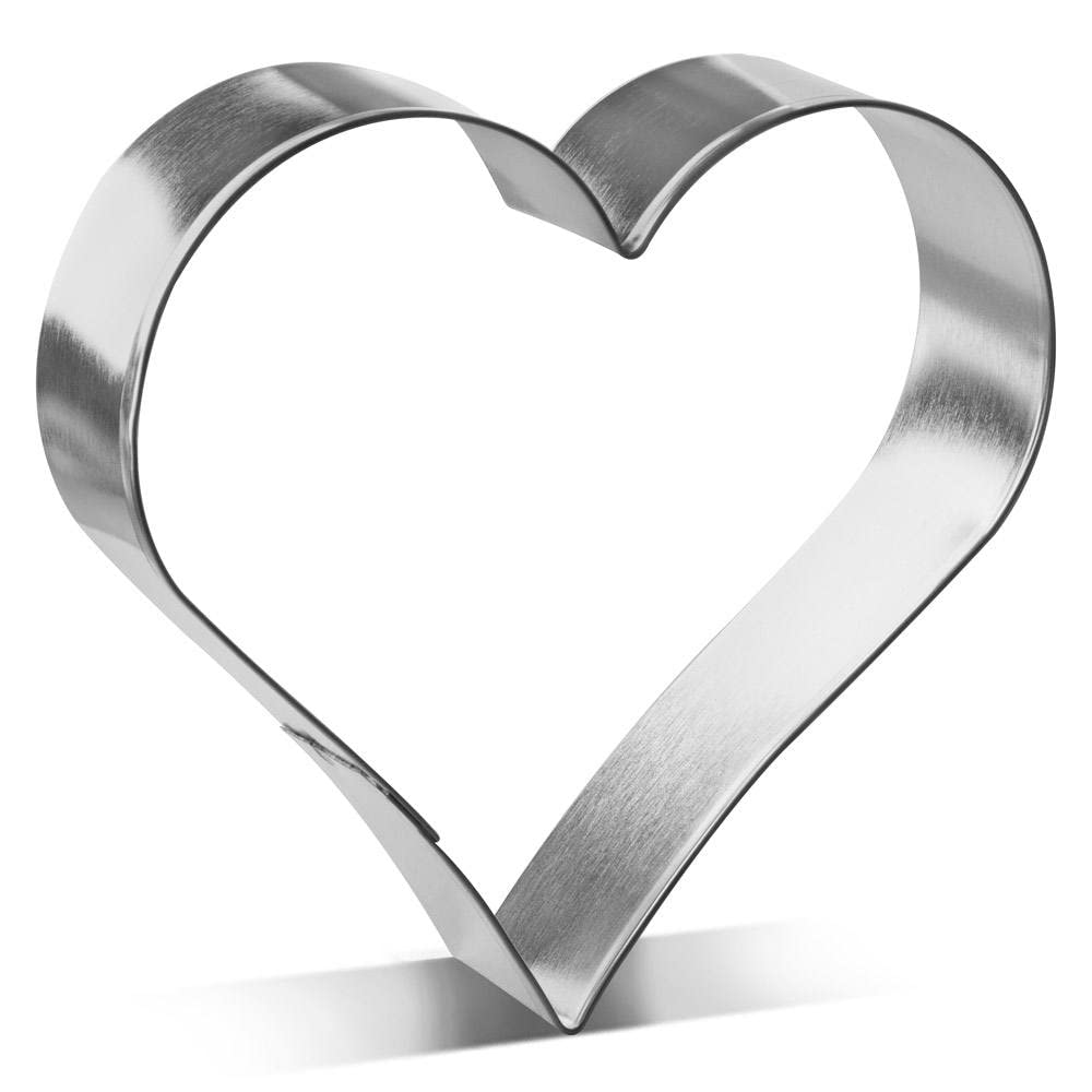 1 Dozen/12 Count Heart 4 Inch Cookie Cutters from The Cookie Cutter Shop – Tin Plated Steel Cookie Cutters