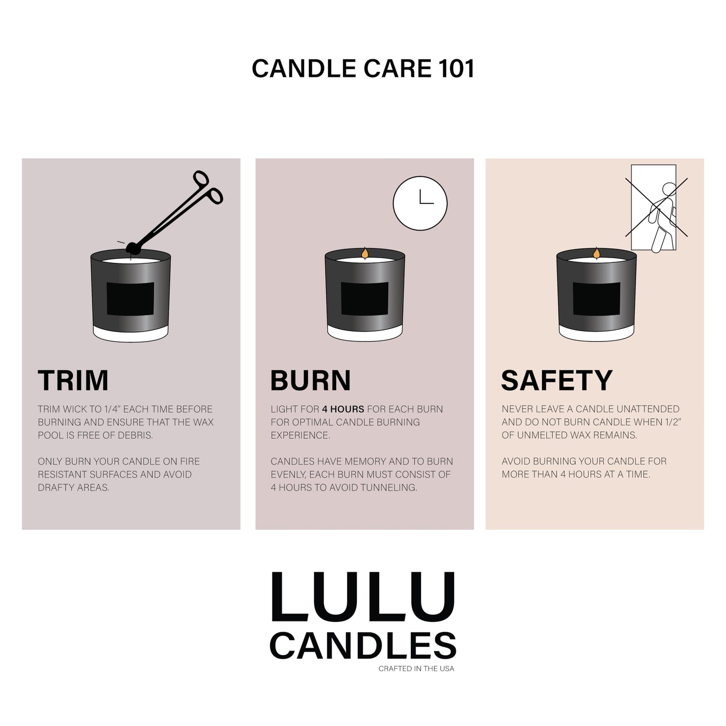 Lulu Candles | Jasmine, Oud & Sandalwood | Luxury Scented Soy Jar Candle | Hand Poured in The USA | Highly Scented & Long Lasting (9 Oz.)