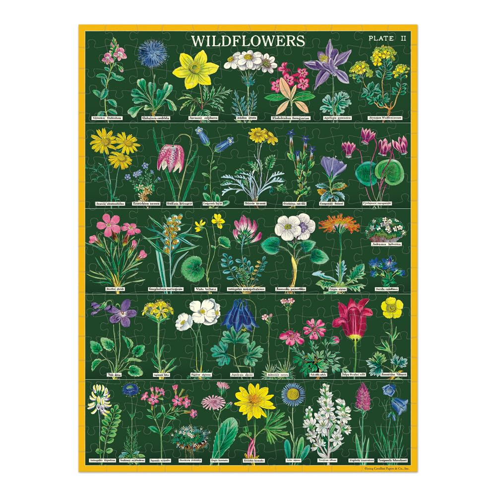 Cavallini & Co. Wildflowers Mini Puzzle