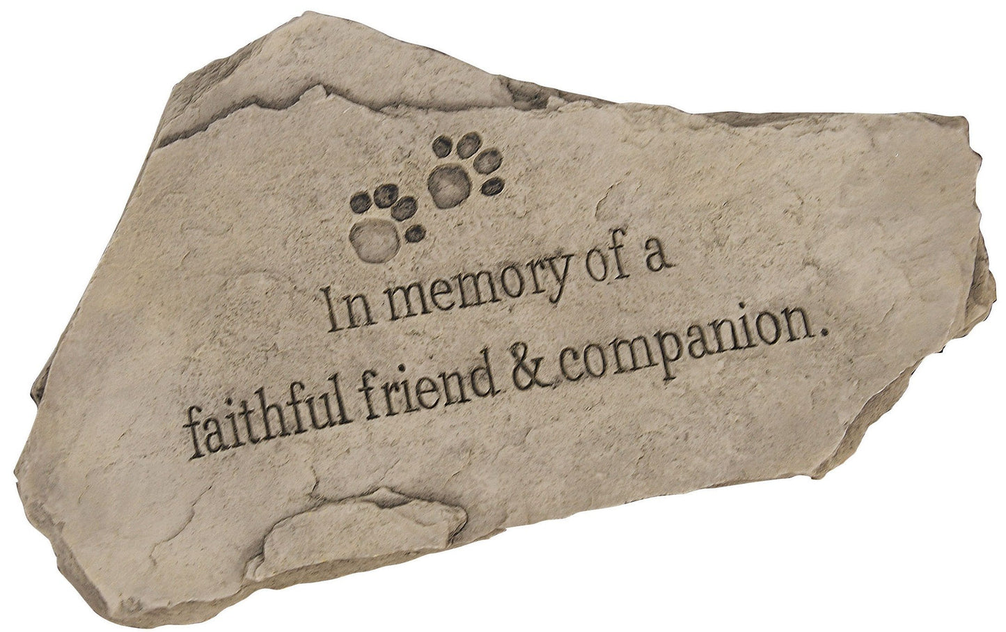 Commemorative,Indoor/Outdoor, New Creative Memorial Garden Stone in a Vareity of Designs (Tiny Paws)