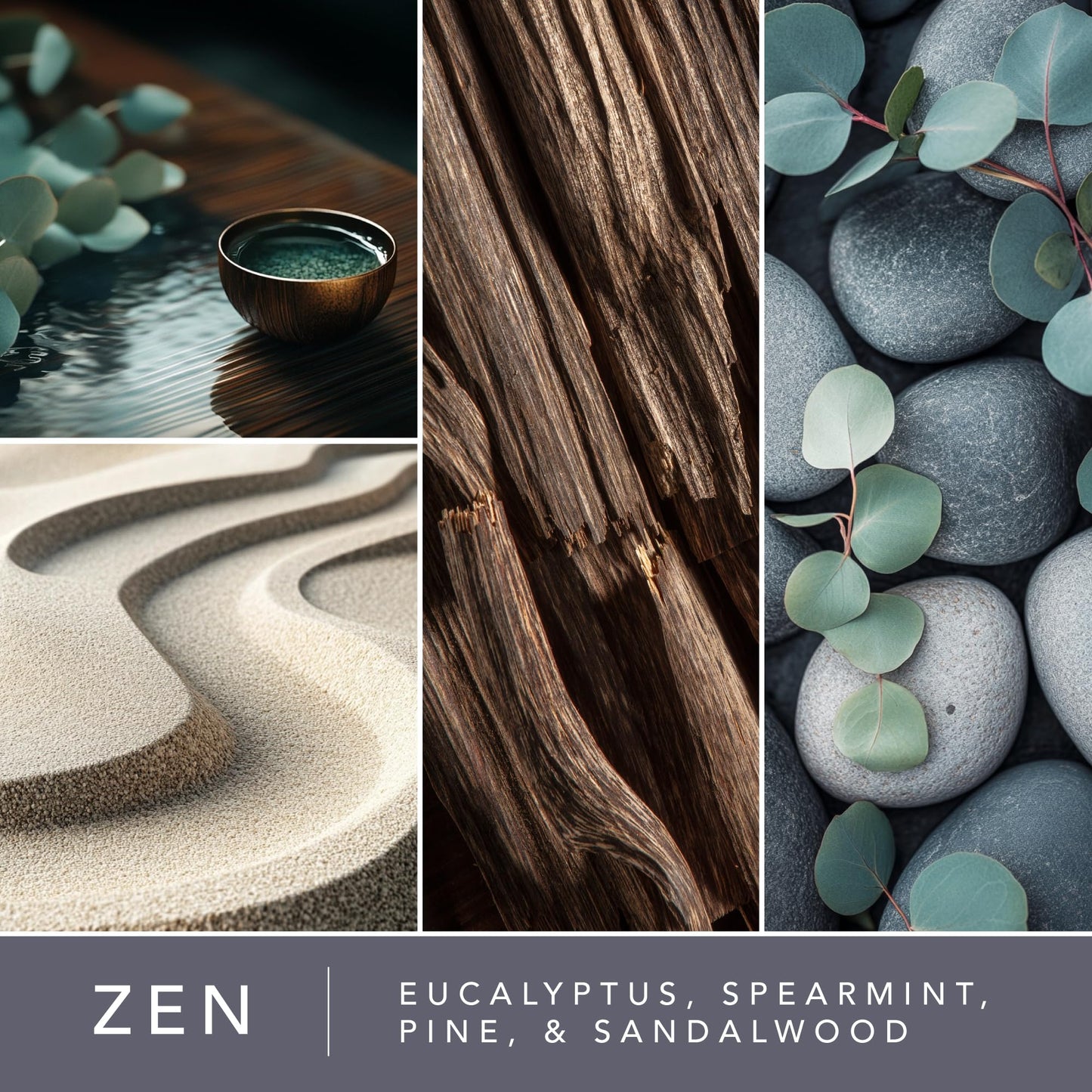 Scentsationals Wax Melts Moodscapes - Tranquility 4-Pack – Long Lasting Wax Cubes with Strong Scent for Warmers – Includes Zen, Illusion, Enchanted & Dream Cloud – 10oz (24-Cubes)