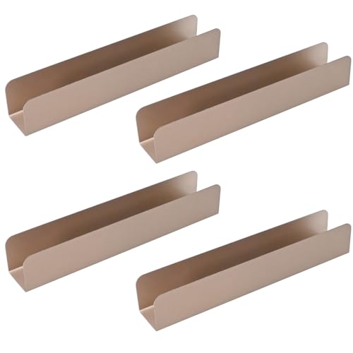 4PCS Cookie Cutter Long Non- Stick, Rectangle Cookie Cutters, Carbon Steel Cookie Mold, U Shape Biscuit Cake Bread Mold for Baking Fondant Baguette Dessert, 9.5"x1.8"x1.6"