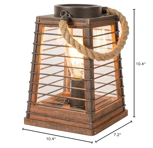 Scentsationals Edison Collection Alessa Wax Melt Warmer - Scented Wax Melt Candle Warmer for Fragrance Cubes and Tarts