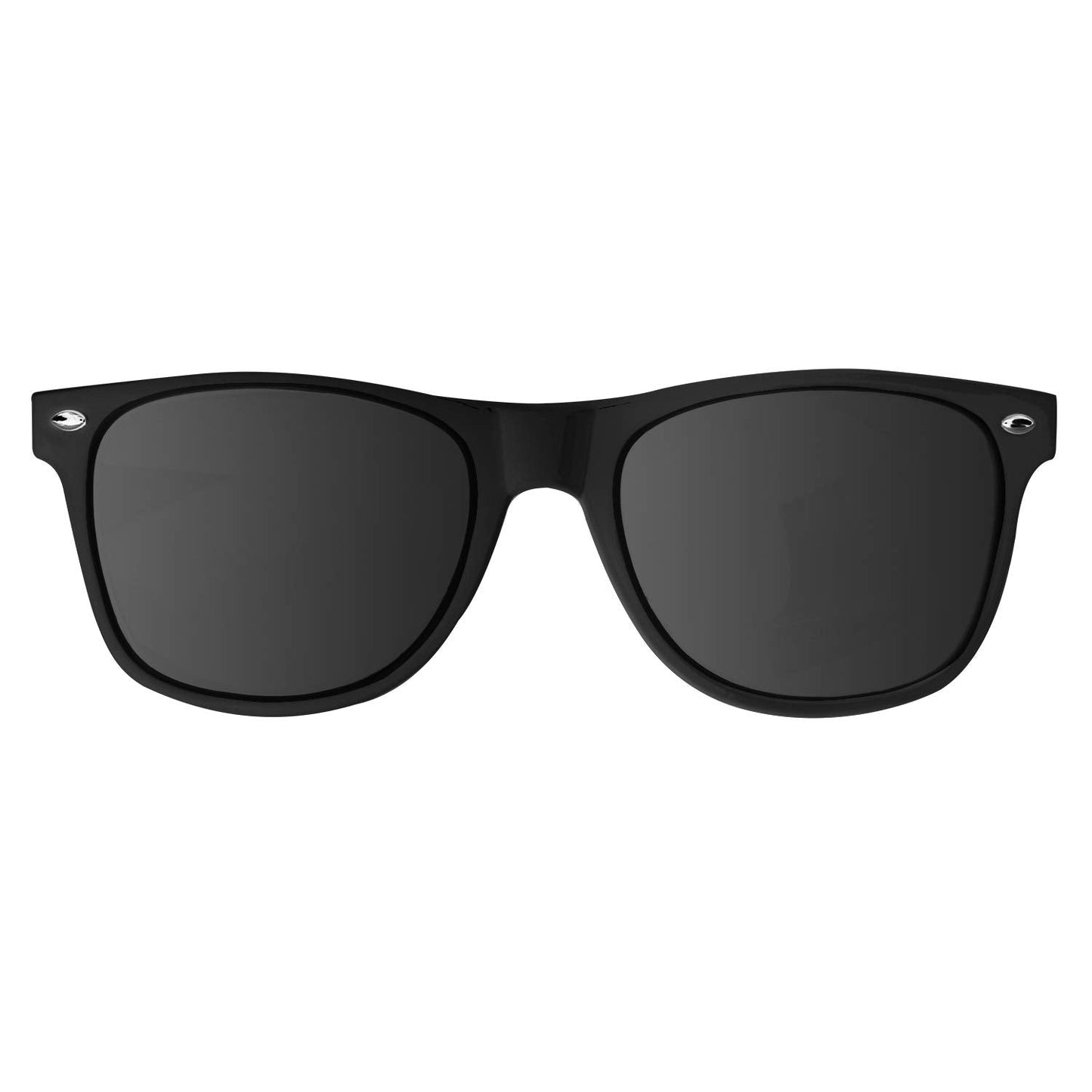 Super Z Outlet Plastic Vintage Retro Style Sunglasses Classic Shades Eyewear Party Favors (24, Black)