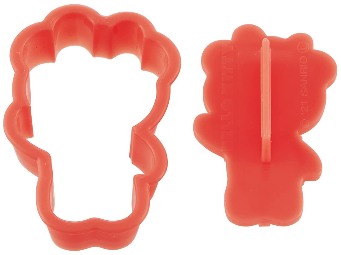 Skater Sanrio CSM1-A Sanrio Cookie Mold, Bread Cutter, Hello Kitty, Snack Time, Set of 4