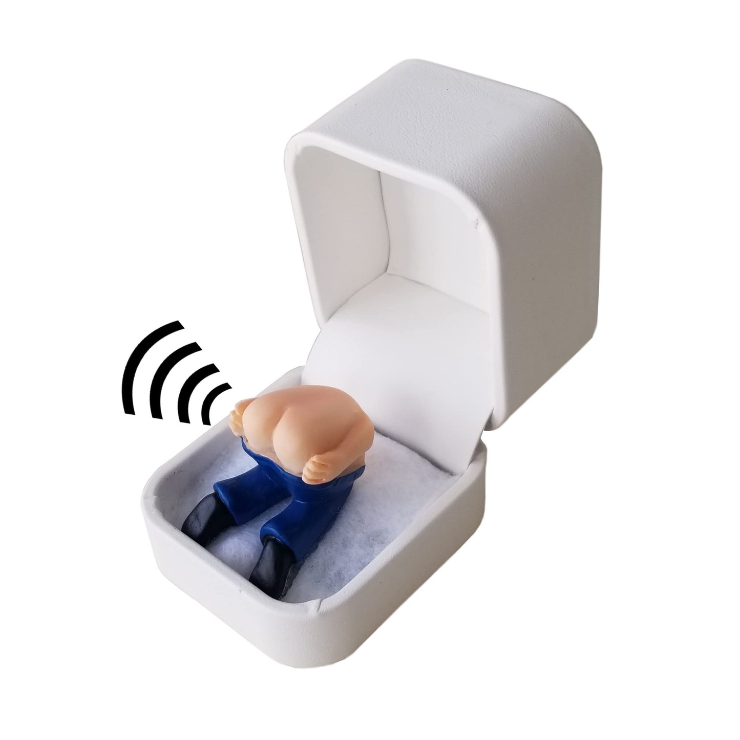 The Moon Ring®© - "It Farts When You Open it Handmade Prank Gag Gift (Ring box with farting butt, no ring) AS SEEN ON THE BACHELORETTE