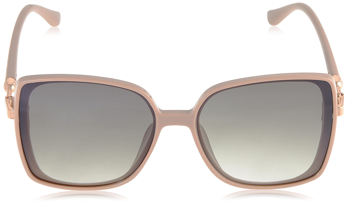 Vince Camuto womens Vc963 Glamorous UV Protective Square Sunglasses for Women Luxe Gifts Women 59 mm, Nude, mm US