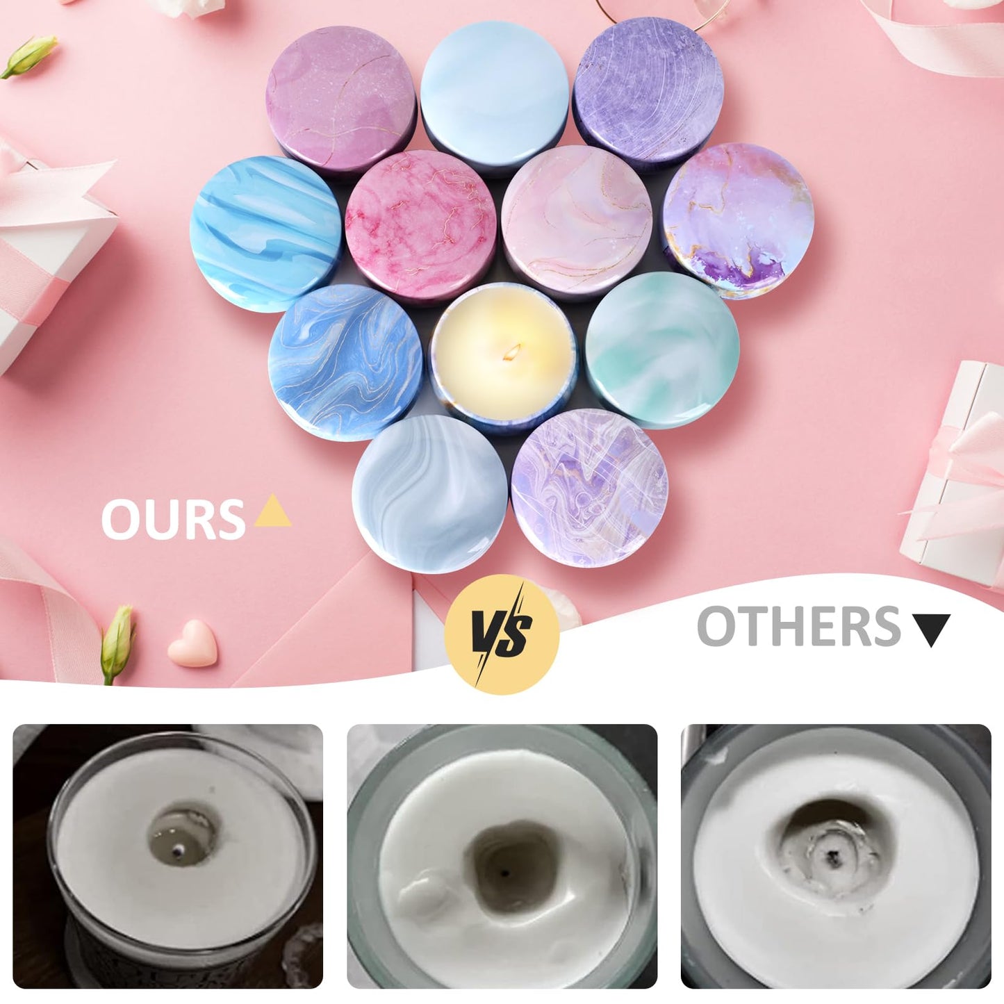 Scented Candles Gift Set,12 Pack Candles for Home Scented, 300 Hour Long Lasting Soy Wax Aromatherapy Candle Set, Birthday Gifts for Women with Gift Box