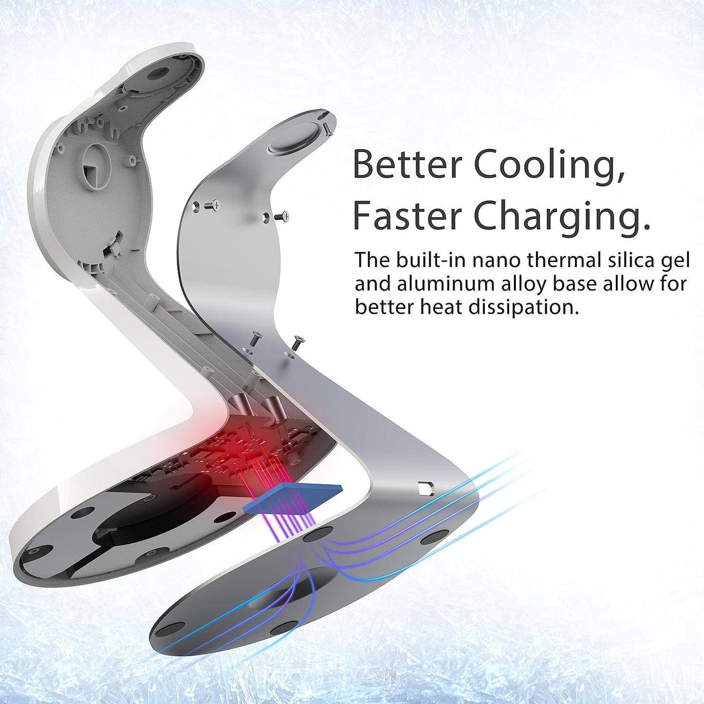 3 in 1 Charging Station for Apple Devices,Mag-Safe Charger Stand Fast Charging,Wireless Charger for iPhone 16/15/14/13/12 Series,& AirPods,& iWatch(USB-C Charger Included)