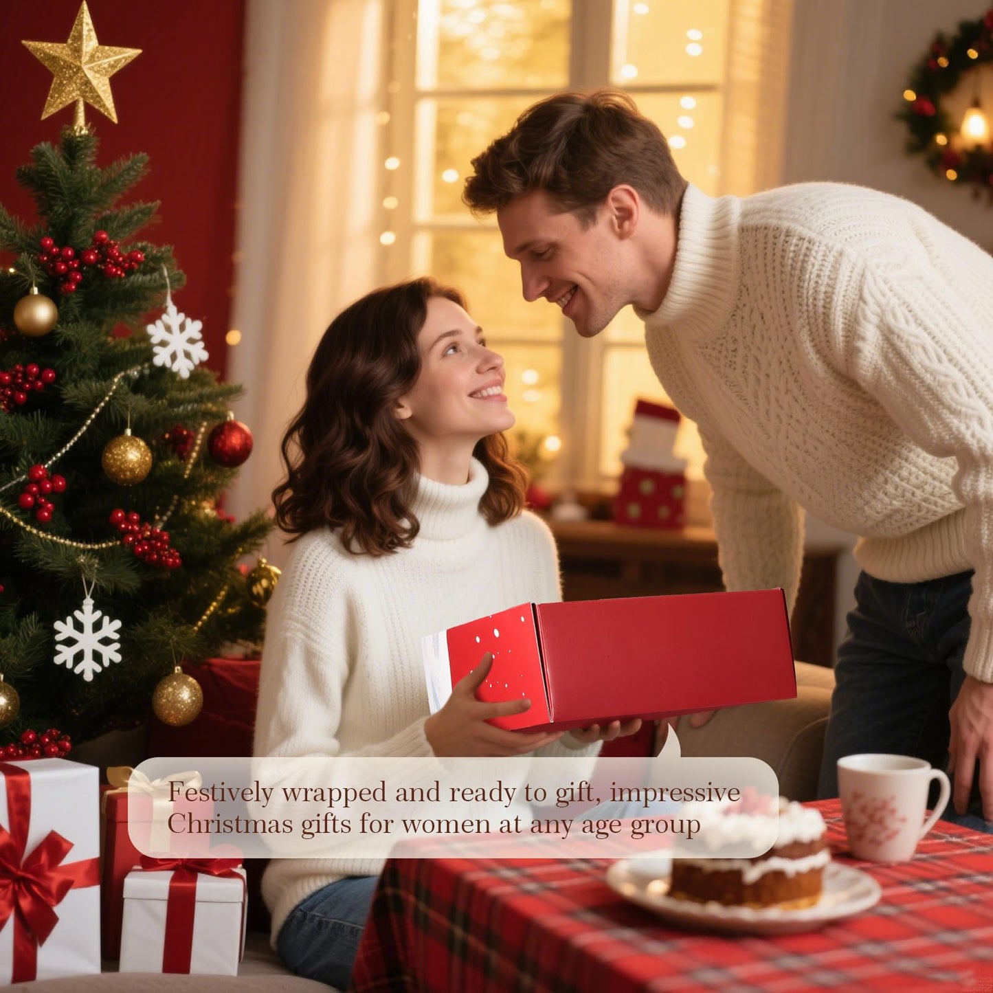 Christmas Gifts for Women 2025 – Christmas Gift Basket for Women Mom Wife Grandma Daughter Sister Girlfriend Best Friend Coworkers Female Teacher Nurse Her, Christmas Gift Set Unique Holiday Gift Box