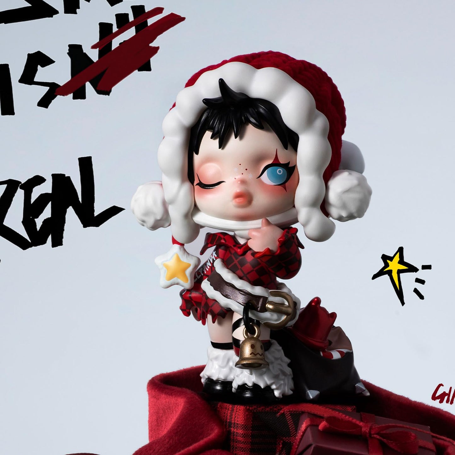 POP MART SKULLPANDA Wishing Time Series Blind Box Figures, Random Design Action Figures, Collectible Toys, Home Decorations, Holiday Birthday Gifts, Single Box