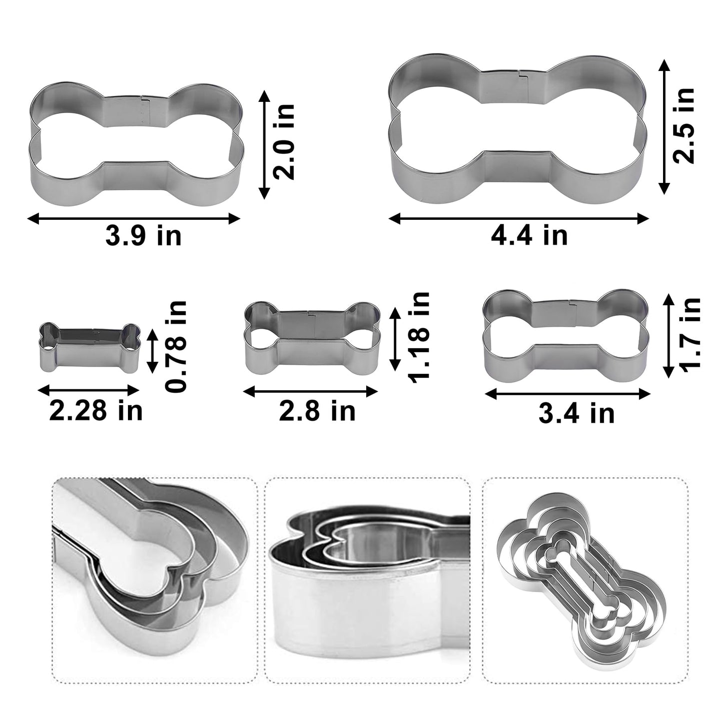 Set of 15 Non-Stick Silicone Dog Treat Molds - Paw and Bone Shapes, Ideal for Frozen Treats, Baking Jelly, Candy, Chocolate, Dog Snack Biscuits