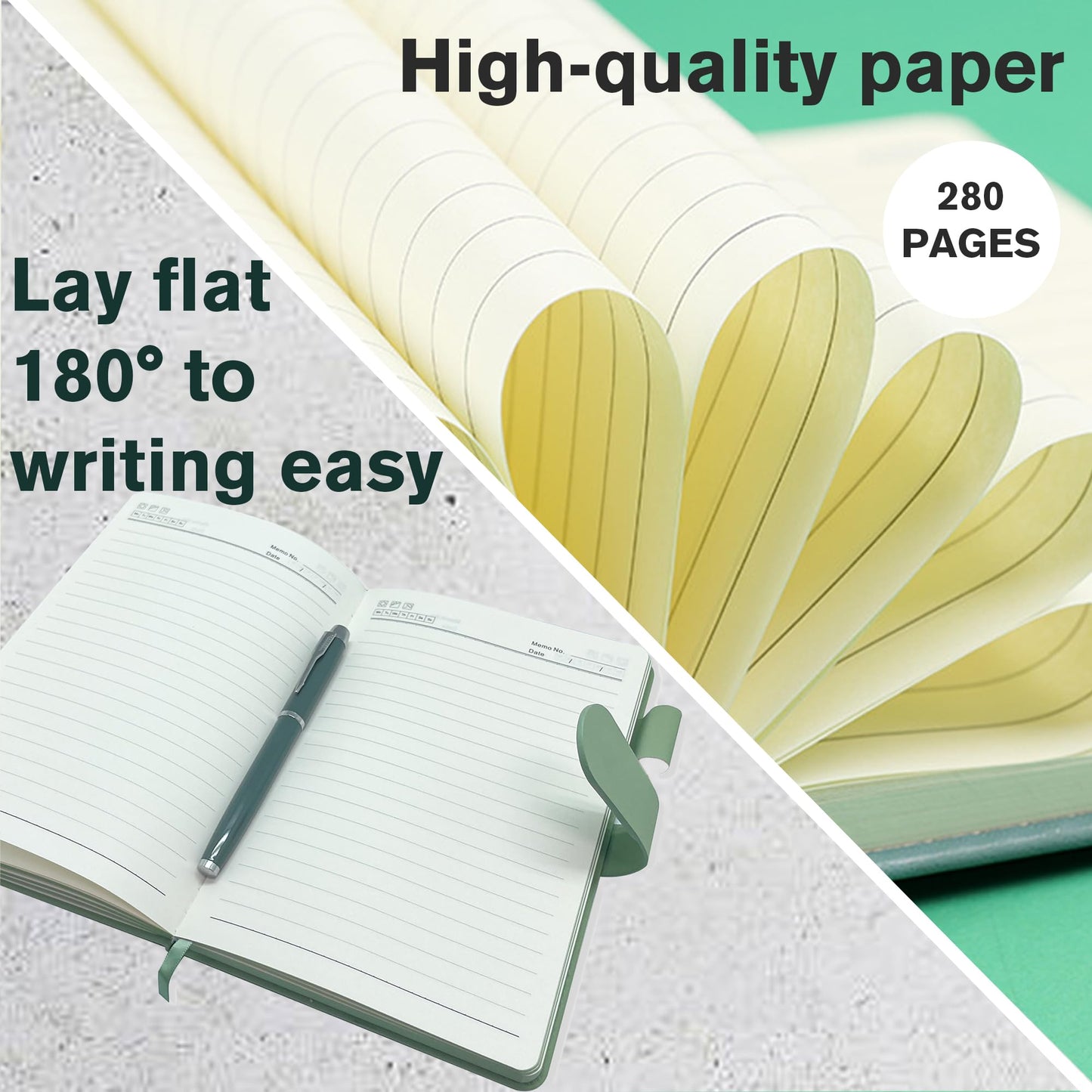 Personalized Leather Journal with Gifts Box & Pen, Custom Notebooks Diary with Engraved Birth Flower Name, Birthday Gifts for Women, Christmas Office Gift for Bridesmaid Students Teacher Mom Friend