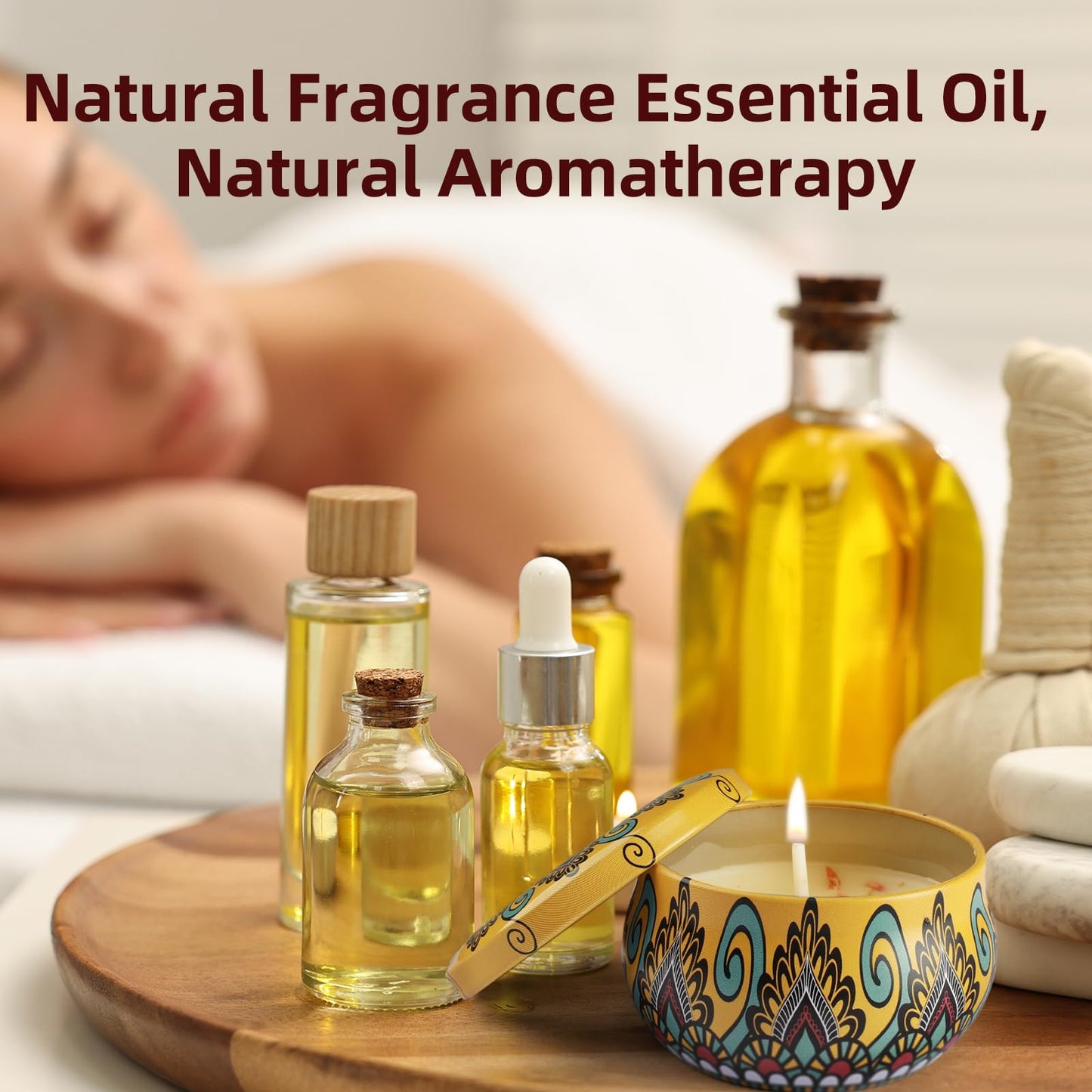 YARDZINE Scented Candles Gift Set, 12 Pack Candles for Home Scented, 2.5 oz Long Lasting Soy Wax Aromatherapy Candle Set with Gift Box, Birthday Gifts for Women