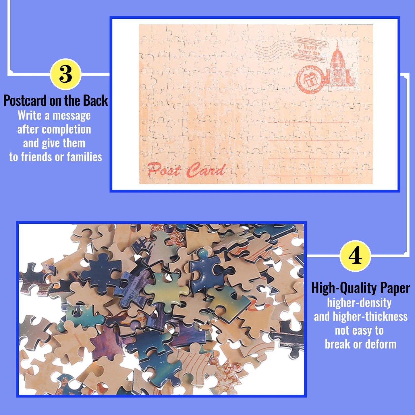 Small Jigsaw Puzzles for Adults 150 Pieces Vintage Cute Puppy Mini Jigsaw Puzzles Oil Painting Challenging Mini Puzzles Tiny Jigsaw Puzzles 6 x 4 Inches,3 Pcs,Mini Easel Included