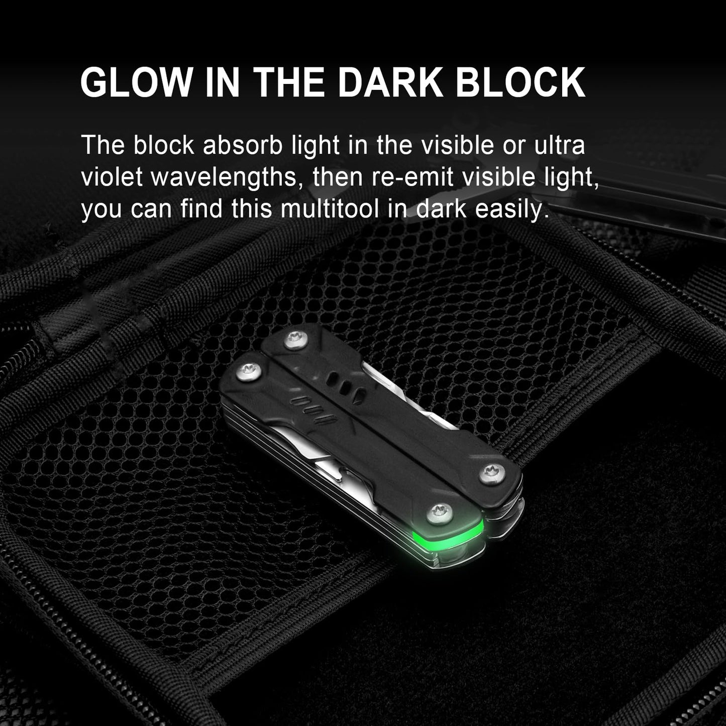 NexTool Mini Multitool - 9 in 1 Keychain Multitool with Needle Nose Pliers, Scissors, SIM Extractor and Screwdrivers for Travel, EDC, TSA Approved