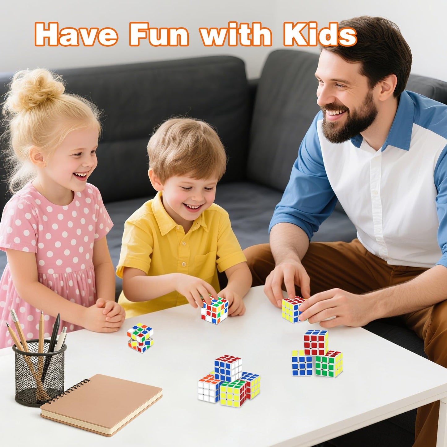 Mini Cube Puzzle Party Favors for Kids: 28 Pack 1.18in 3x3 Magic Cube School Rewards & Classroom Prize for Students - Birthday Valentines Easter Stress Relief Toys Goody Bag Filler Gifts