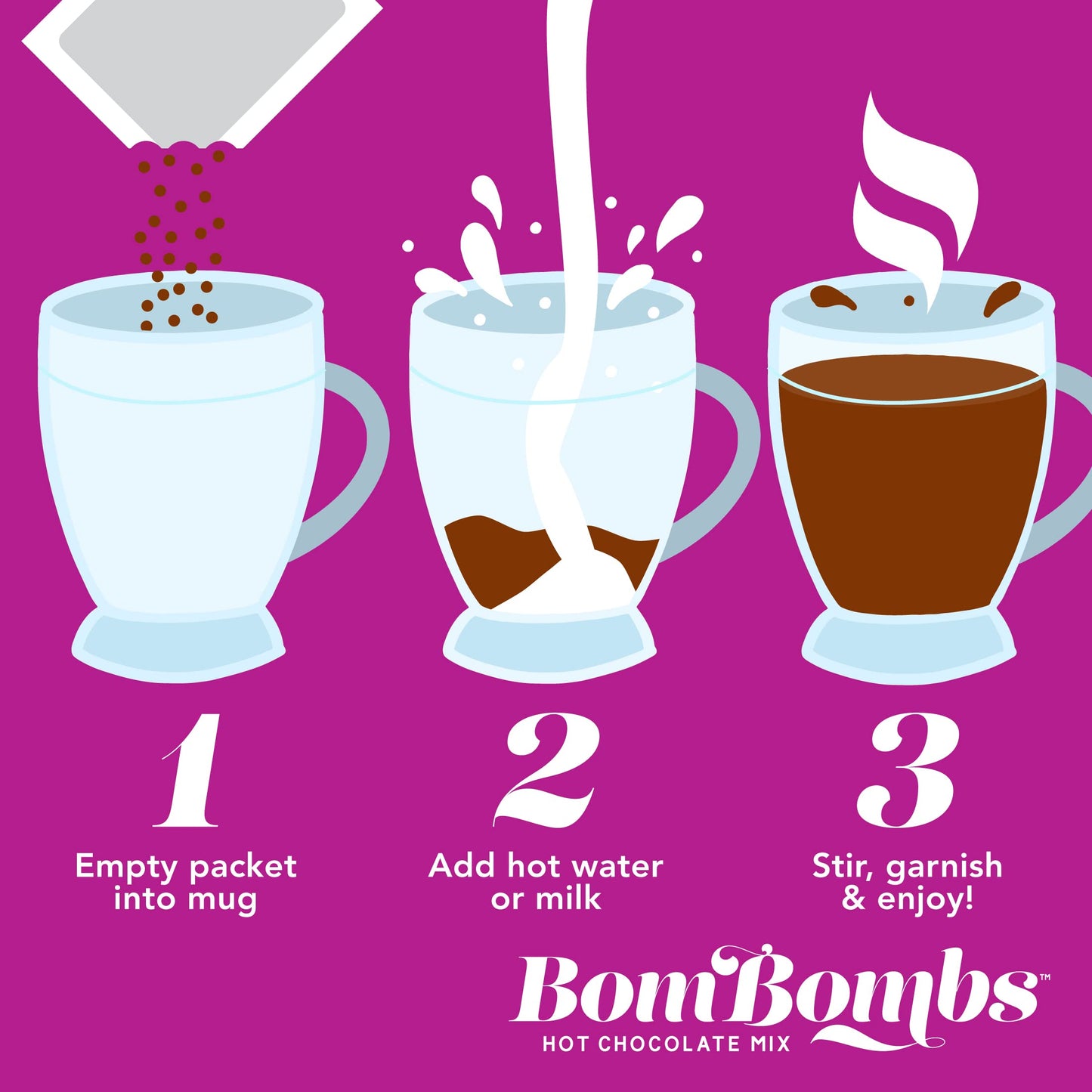 BomBombs, Hot Chocolate Mix Gift Set with Mini Cup Packaging, Dessert Flavors Include Rocky Road, Cookies Butter, Pumpkin Pie & More, Set of 12