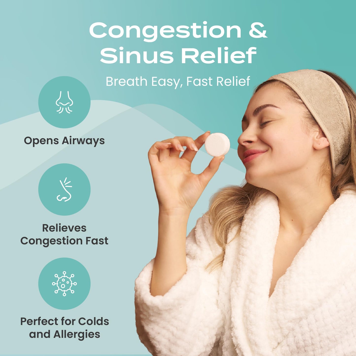 Body Restore Shower Steamers Aromatherapy 15 Pack - Birthday Gifts for Women, Men, Travel Essentials, Stress Relief, Relaxation, Self Care - Eucalyptus