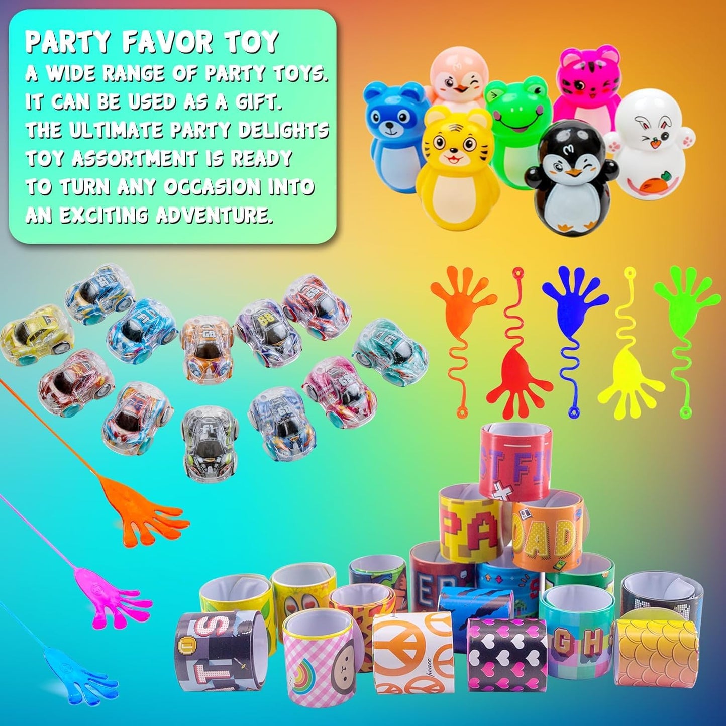110 PCS Party Favors for Kids 4-8-12, Goodie Bags Stuffers, Treasure Box Toys for Classroom, Pinata Fillers, Prize Box Toys, Birthday Return Gifts, Treasure Chest Carnival Prizes