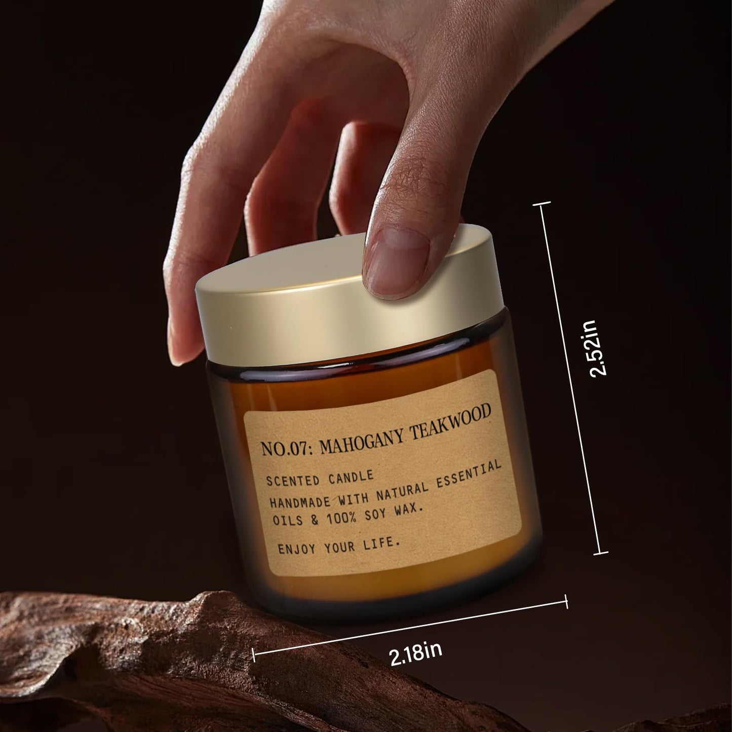 12 Pack Aromatherapy Candles for Home Scented, Aromatherapy Jar Candle Gifts for Women, Natural Soy Wax Amber Candle Set, Scented Candles Set for Birthday Valentine Birthday Day Present