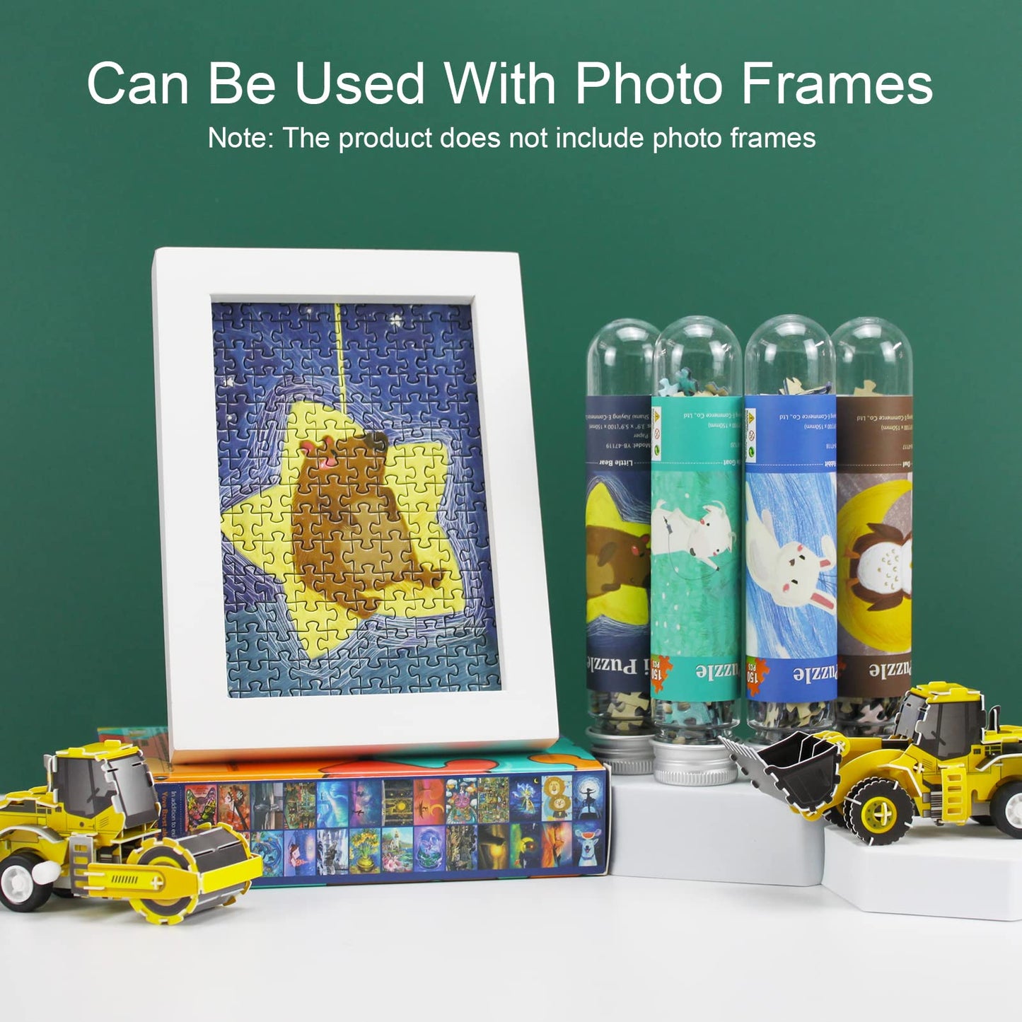 Mini Jigsaw Puzzles for Adults 150 Pieces(4 Packs) Small Jigsaw Puzzle Challenging Micro Puzzle Difficult Tiny Puzzle Home Decor Entertainment 6x4in (4 Pack-3)