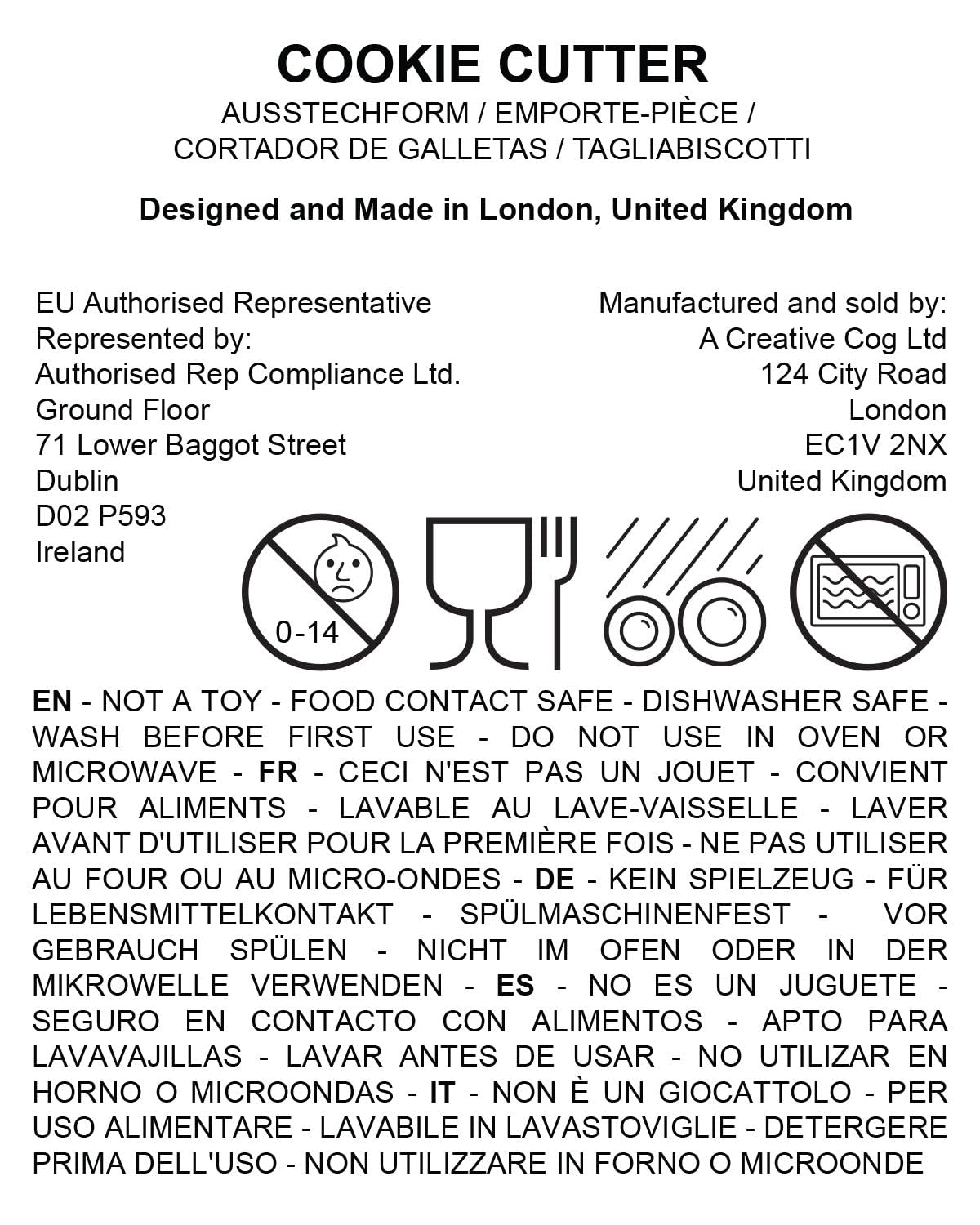 Bakerlogy Pirate Theme Cookie Cutters (Pirate Flag, Boy, Parrot) - Set of 3 Pieces