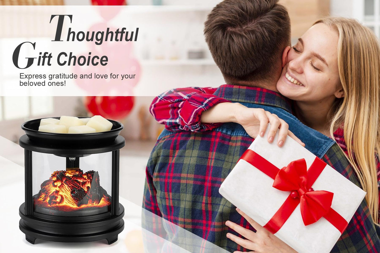 MOAFINA Wax Melt Warmer with Timer,Campfire Wax Warmer,3-in-1 Oil Burner Electric Candle Wax Warmer,Wax Warmer for Scented Wax Melts,Wax Melter Fragrance Warmer for Home Office Bedroom Gifts & Decor