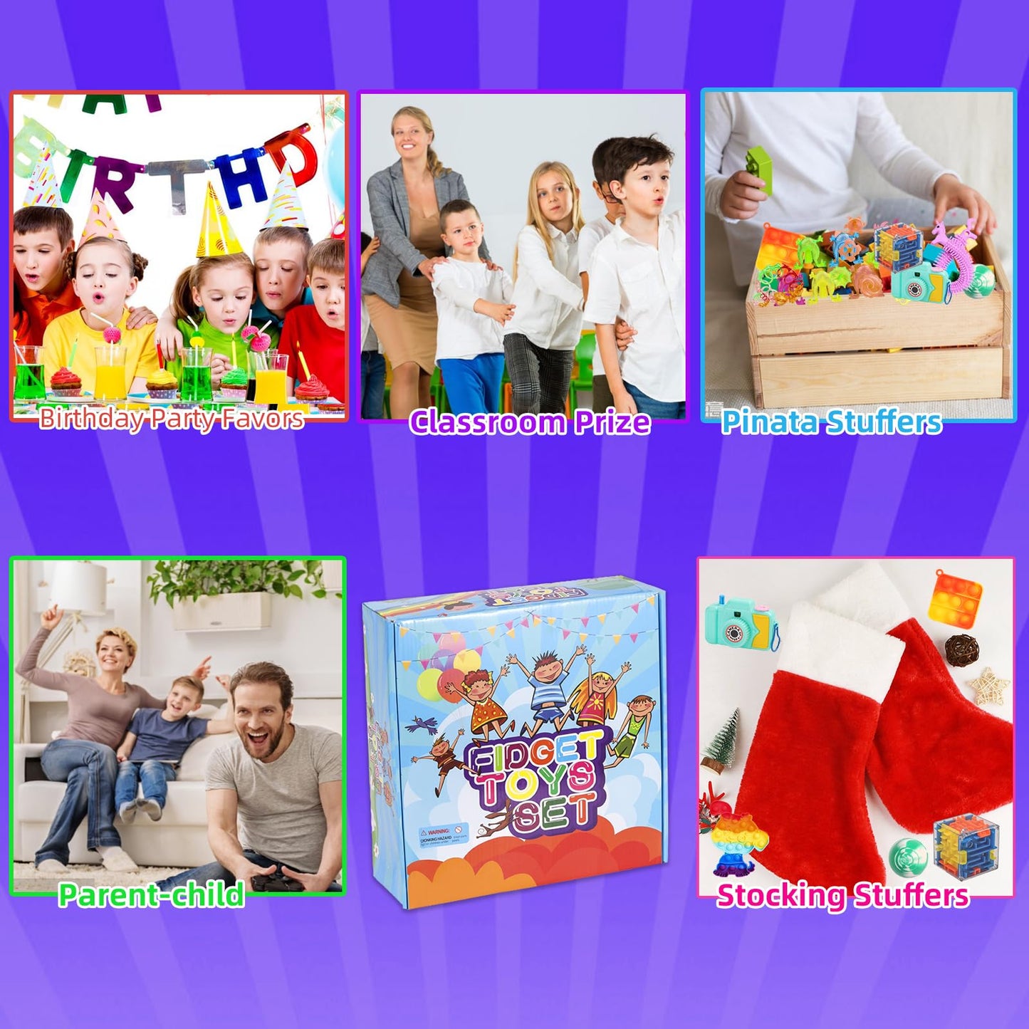 1000Pcs Party Favors for Kids, Fidget Toys Bulk, Birthday Gift Toys, Fidgets Stocking Stuffers, Treasure Box Birthday Party, Goodie Bag Stuffers, Carnival Prizes, Pinata Stuffers, Classroom Prizes