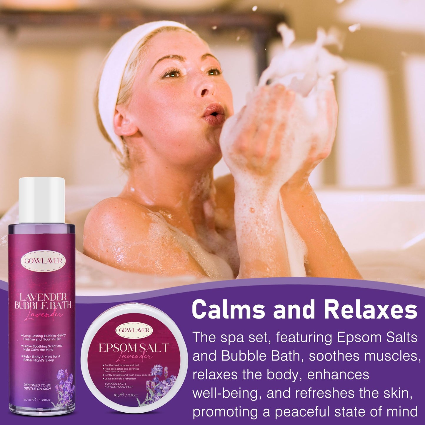 Spa Gifts for Women,Relax Stress Relief Secret Santa Christmas Stocking Stuffers Gifts for Women Birthday Basket Self Care Package for Her Mom Sister Wife Teen Best Friend Valentine Mothers Day Gift