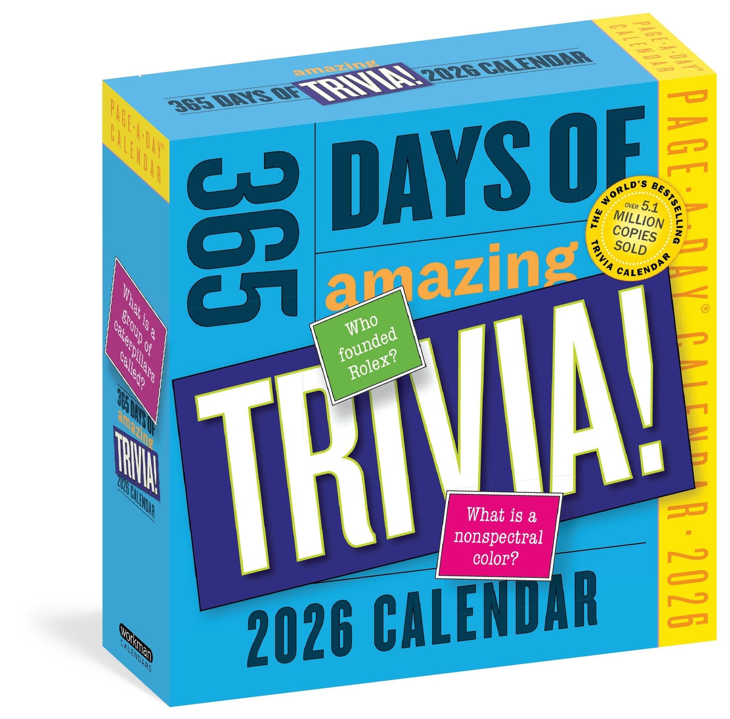 365 Days of Amazing Trivia Page-A-Day® Calendar 2026: The World's Bestselling Trivia Calendar
