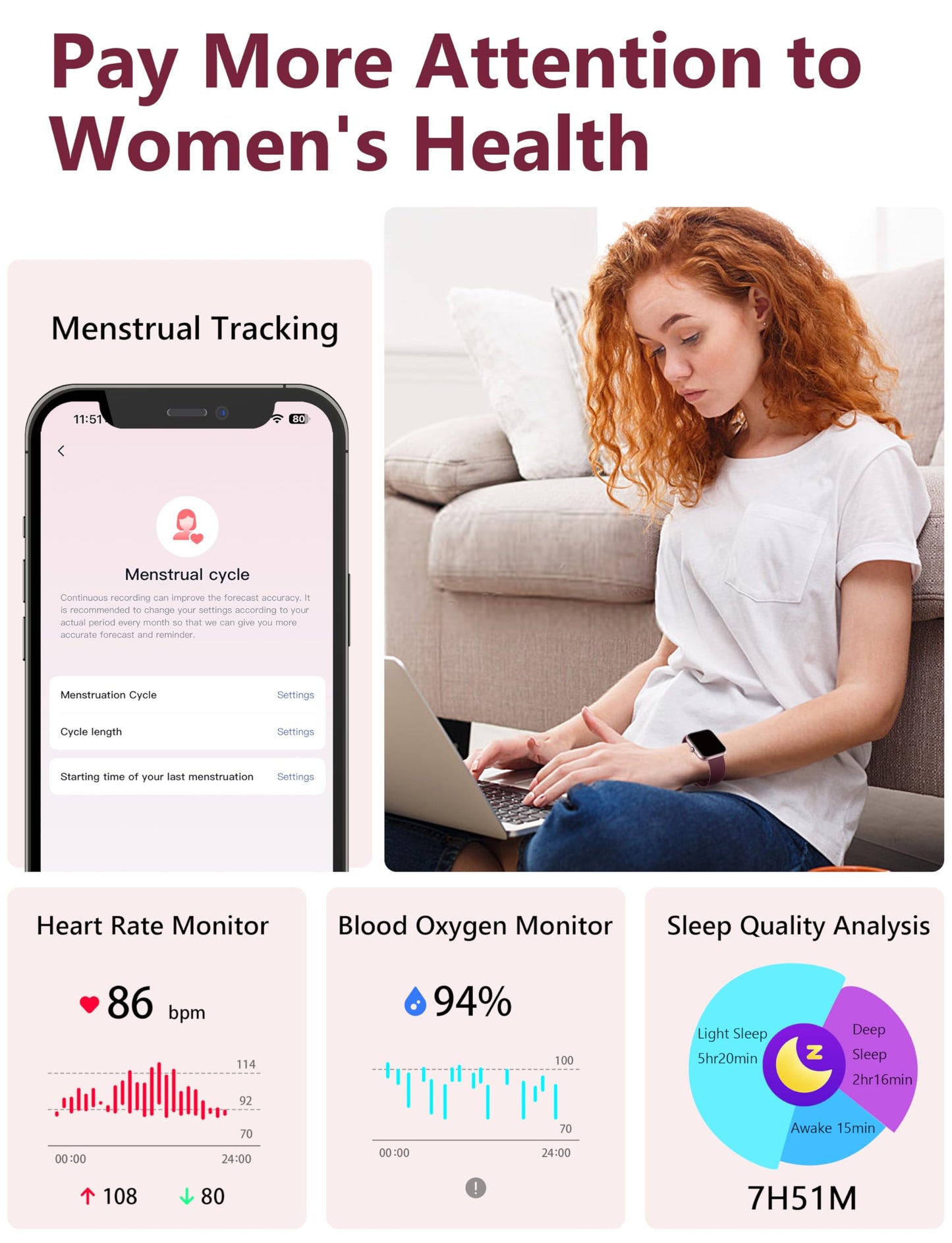 Smart Watch, 44mm Smartwatch Answer Make Calls, Alexa 1.83'' Fitness Watch, IP68 Waterproof Fitness Tracker Women Men, Heart Rate/Sleep Monitor, 100+ Sports Pedometer Watch for Android & iOS Phone