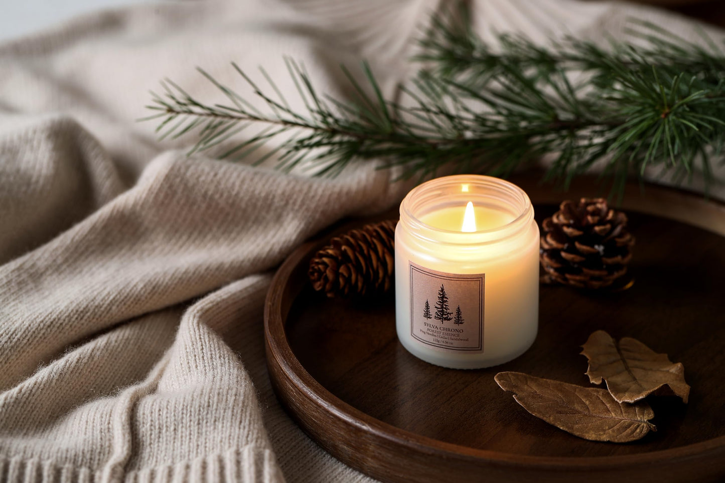 Scented Candle Gift Set for Women, Pet-Friendly 6-Pack Soy Wax Candles, 10% Essential Oils, Quick Diffusion, Long-Lasting Fragrance, 20-24H Burn, Ideal for Yoga, Relaxation, Stress Relief & Home Décor