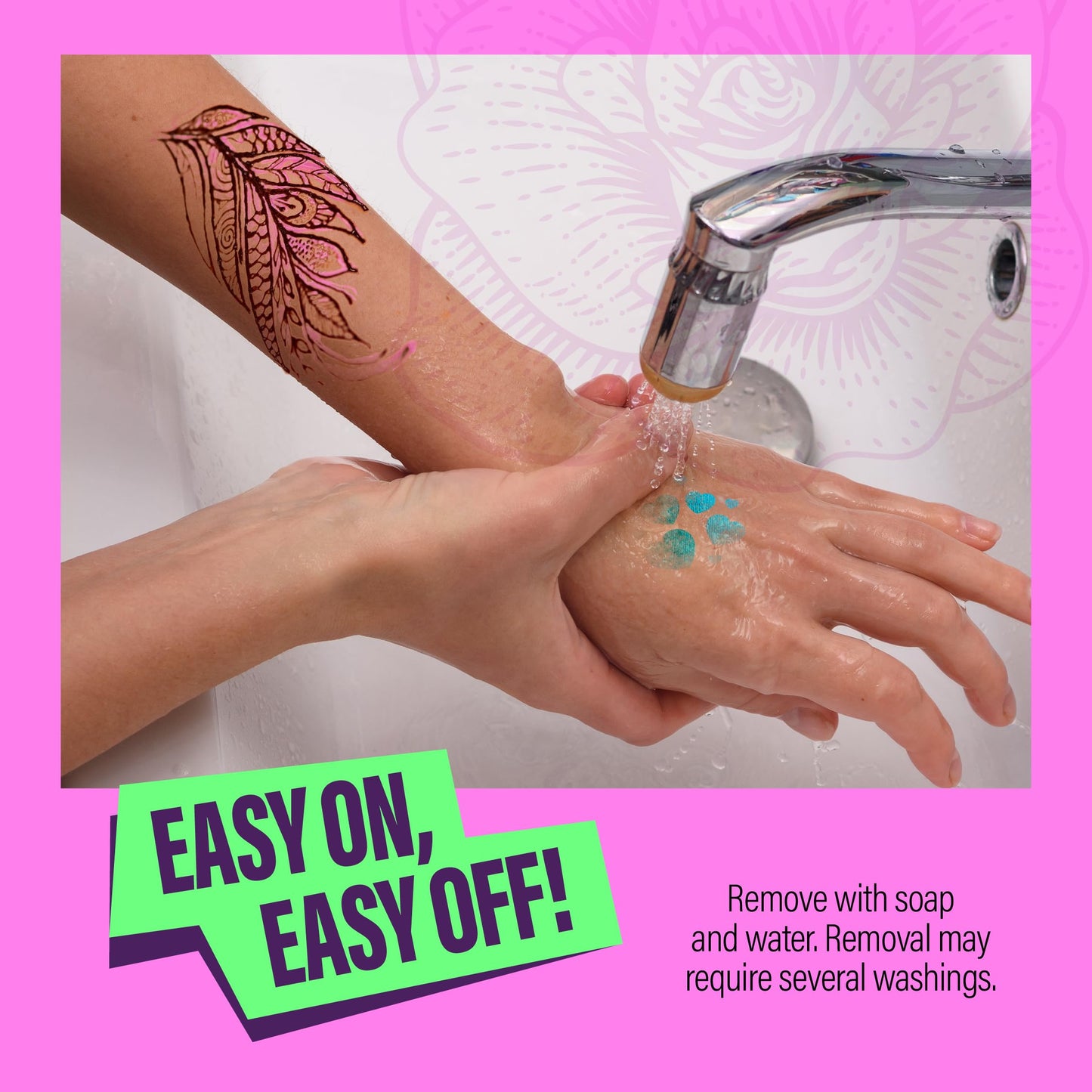 Pretty Me Temporary Tattoos Markers - Henna Body Tattoo Kit for Girls & Adults - Skin Pens for Teen Girl Gifts Trendy Stuff - 12 + Year Old - Cool Birthday Gift Ideas Teens 12 13 14 15 16 17 18 Tween