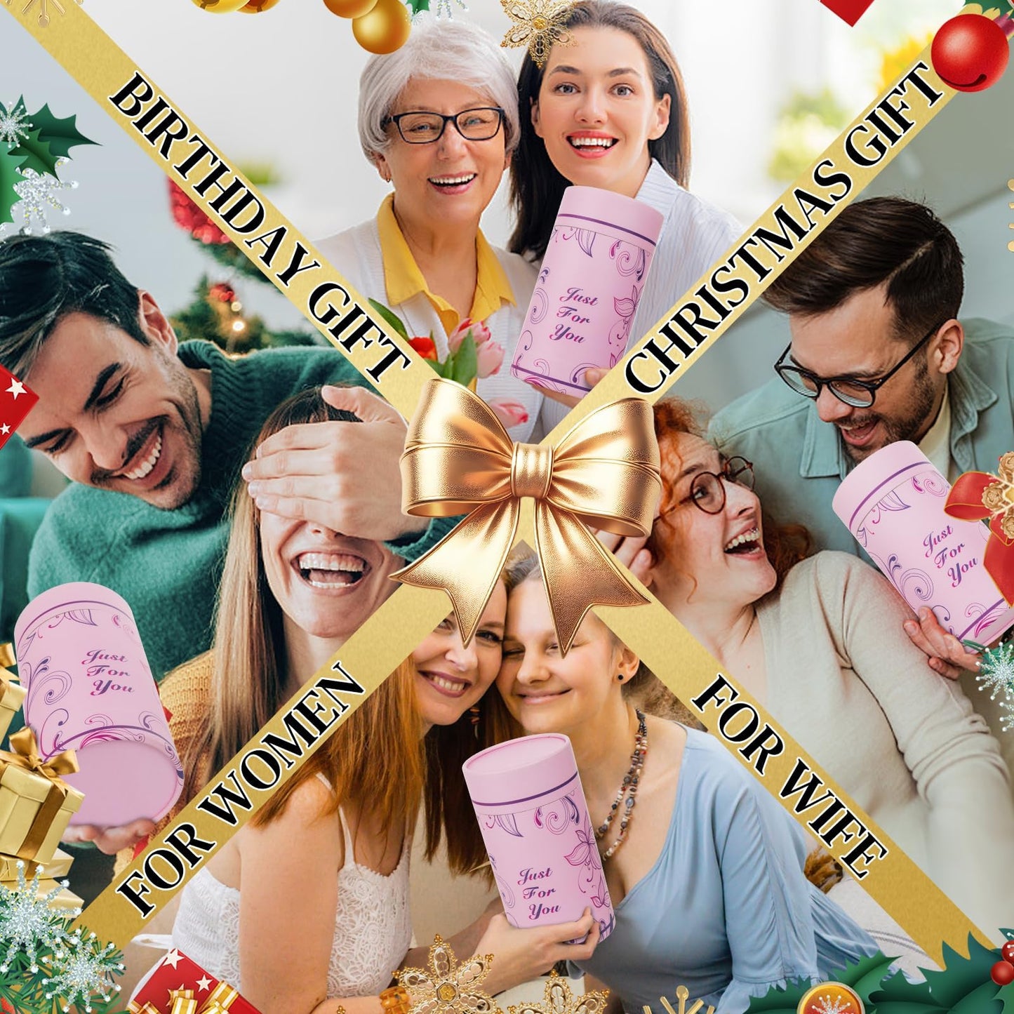 Personalized Monogram Gifts for Women - Customized Initial A-Z Wine Glass, Unique Birthday Christmas Gifts for Her, Mom, Wife, Sister, Daughter, Friend (Letter M)