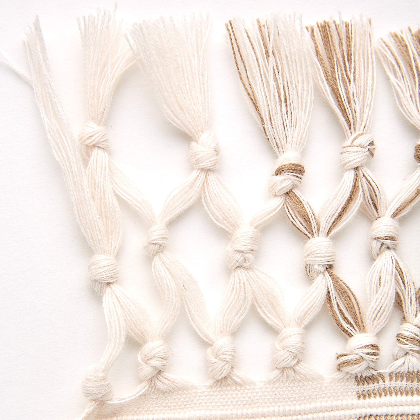 DII Dobby Stripe Woven Table Runner, 13x108 (13x113.5, Fringe Included) French Blue