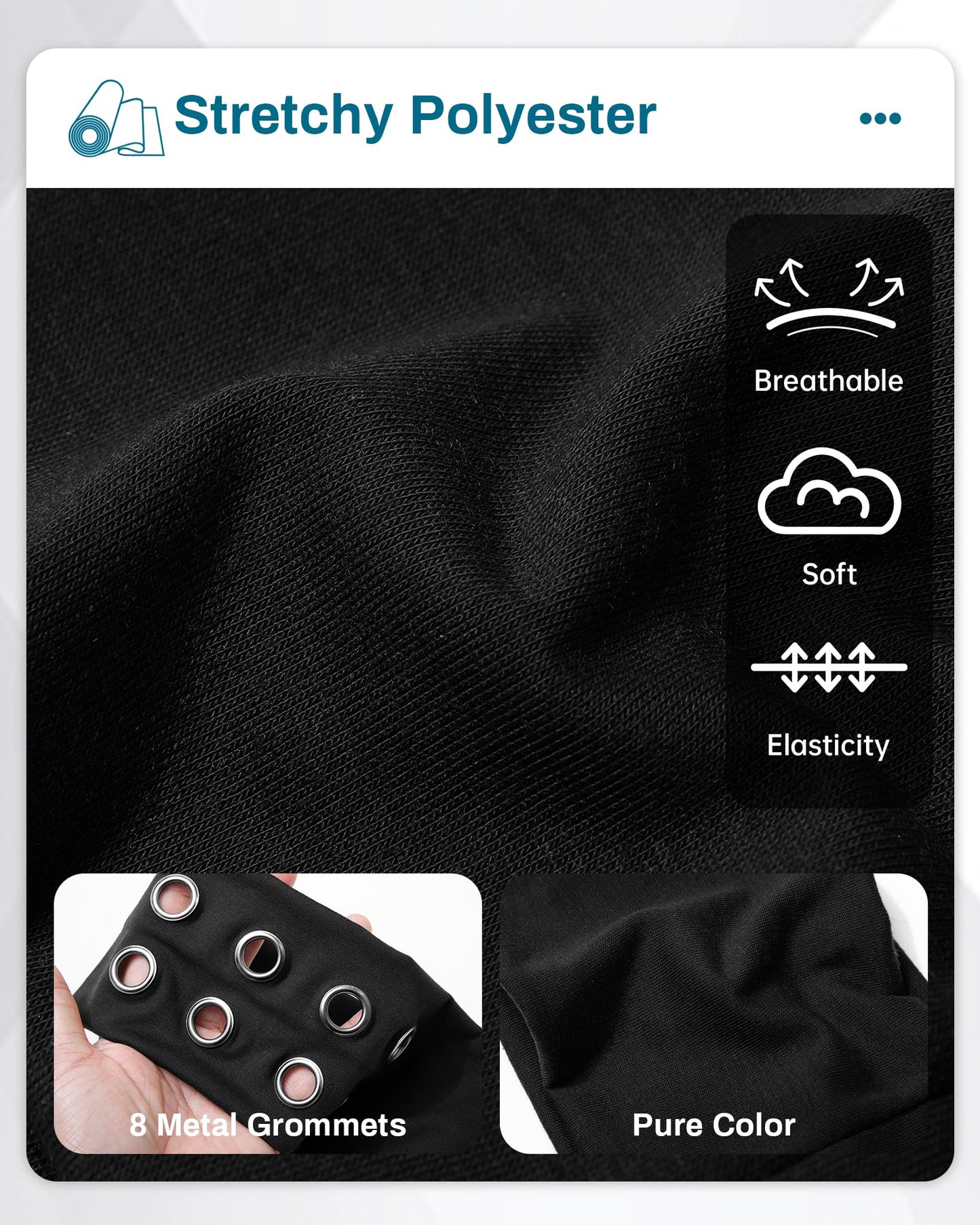 Mesovor 3 Pack Fashion Grommet Wide Headbands for Women, Hollow Out Eyelets Elastic Head Bands | Y2k Girls Punk Grunge Stretchy Hair Accessory (Black, Snakeskin, Leopard, 3.9" wide)