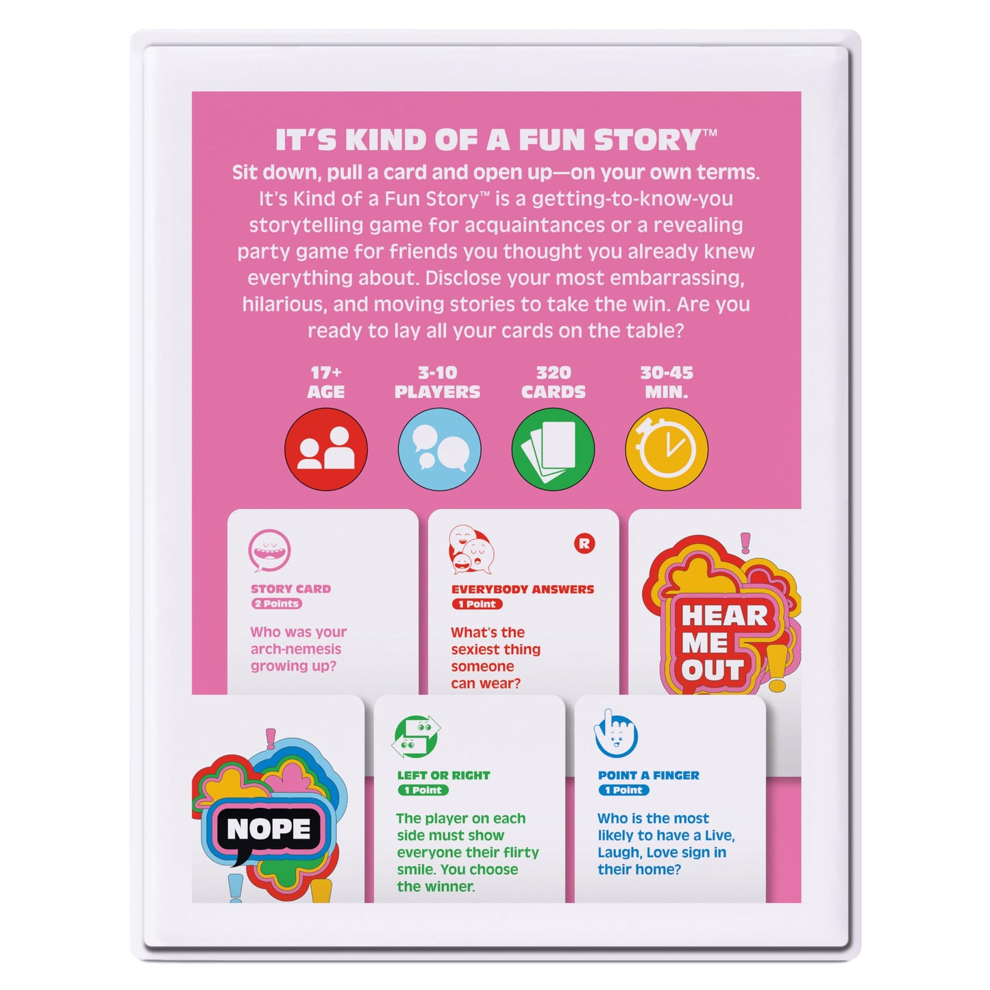 PopHaus Collective It's Kind of a Fun Story - Adult Party Card Game [Perfect for Game Nights, Pre-Games, Happy Hours, Family Gatherings, Bachelorette Parties, Storytelling]