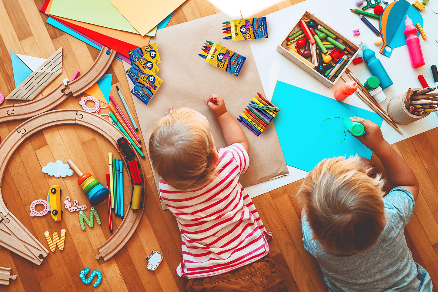 Bedwina Bulk Crayons - Case of 120, 6-Packs Total 720 Crayons Bulk School Supplies for Kids, Toddlers, Teachers, Restaurants & Classrooms, Nontoxic Travel, Party Favors, Goody Bags, Stocking Stuffers