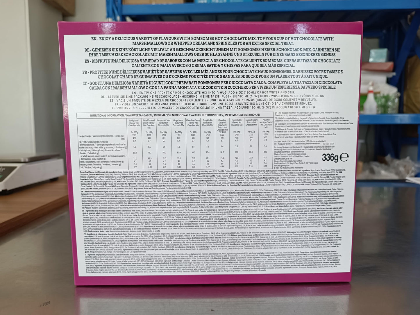 BomBombs, Hot Chocolate Mix Gift Set with Mini Cup Packaging, Dessert Flavors Include Rocky Road, Cookies Butter, Pumpkin Pie & More, Set of 12